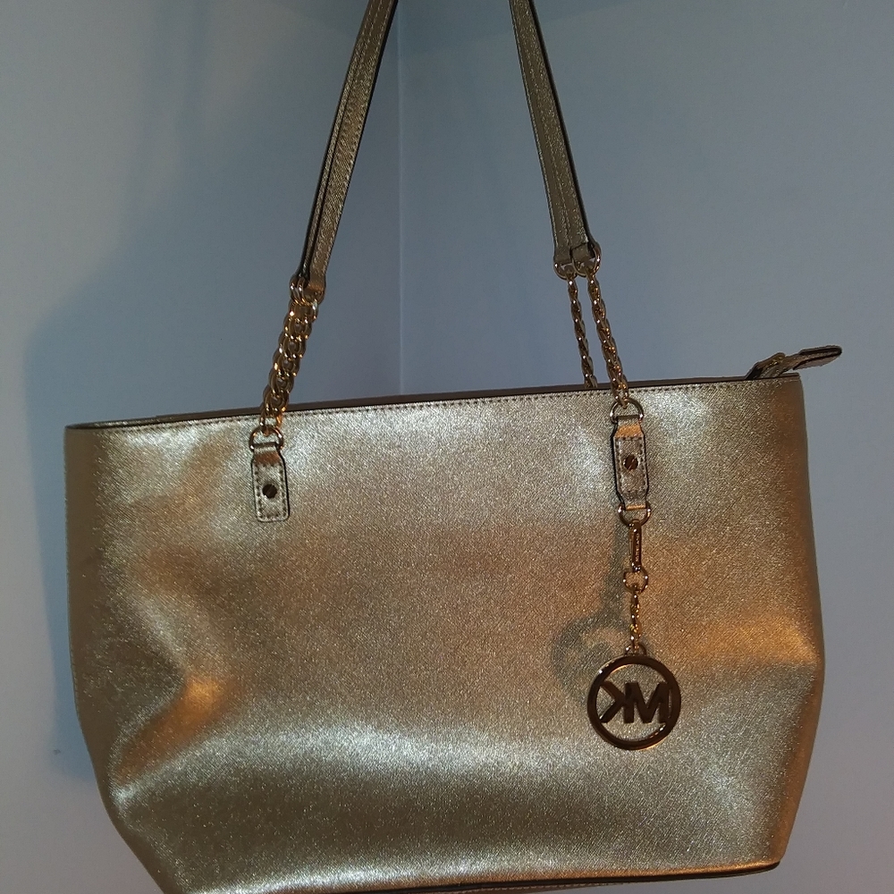 Michael Kors Leather Chain Tote